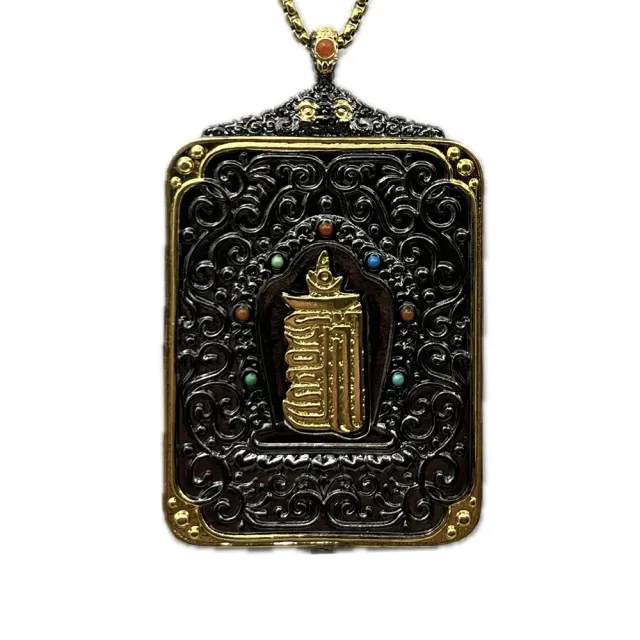 【藏古祥館】狐仙唐卡A0131(狐仙 唐卡 平安 吉祥 桃花)