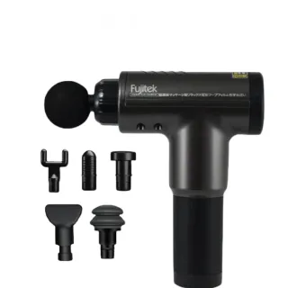 【Fujitek 富士電通】極速震動按摩槍 六顆按摩頭筋膜槍 FTM-G01 2入組