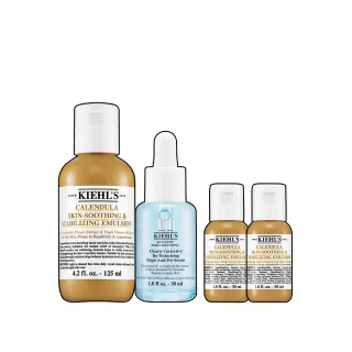 【契爾氏】官方直營 金盞花B5緊緻組(Kiehl’s /三酸精華液30ml+金盞花乳液125ml)