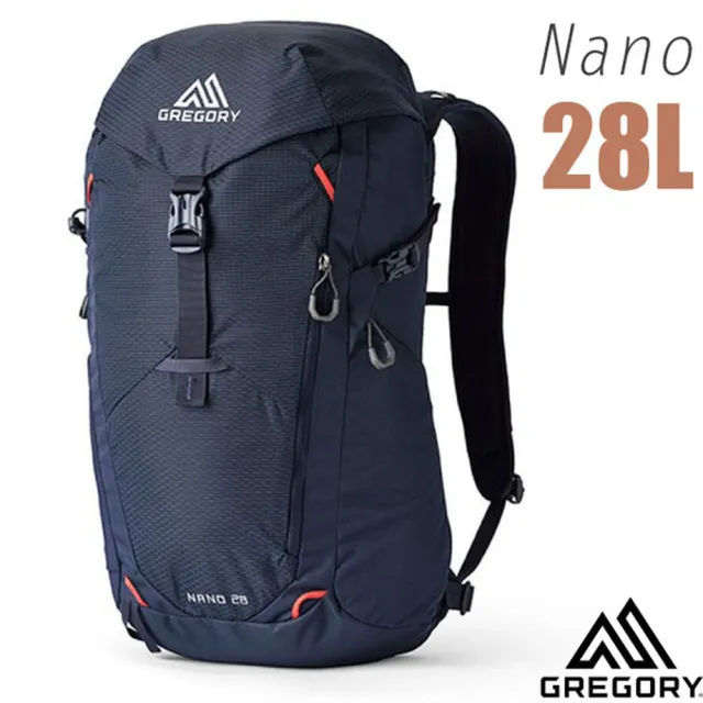 【Gregory】NANO 28L 多功能休閒後背包.雙肩背包.通勤上學書包.水袋背包(153034-8885 火花藍)