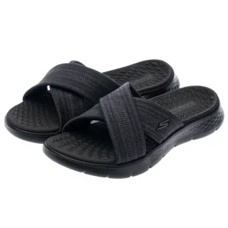 【SKECHERS】女鞋 健走系列 涼鞋 拖鞋 GO WALK FLEX SANDAL(141420BKGY)