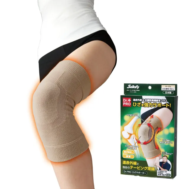 【NEEDS】日本製 Dr.PRO遠紅外線膝蓋保護套 一入(護膝 運動護膝 膝蓋護膝)