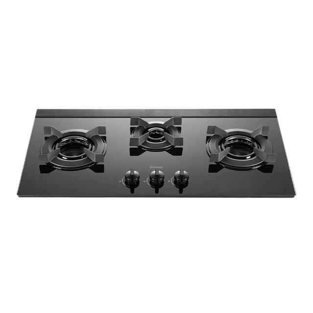 【林內】檯面式內焰玻璃三口爐RB-N3811GB(原廠安裝)