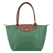 【LONGCHAMP】LE PLIAGE長把再生尼龍摺疊水餃包(中款/多色)