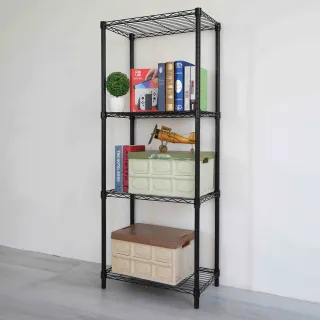 【居家cheaper】MIT耐重質感四層架附移動輪35X60X155CM﹝兩色可選﹞(每層平均載重50公斤)
