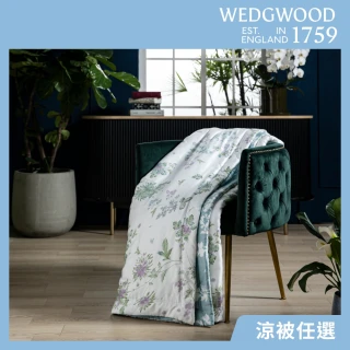 【WEDGWOOD】經典印花涼被 薄被四季被(單人｜天絲/長纖棉任選)
