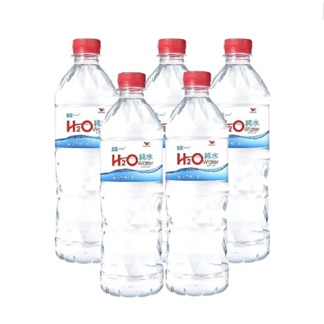 【H2O】water純水600mlx24入x5箱(共120入 官方直營)