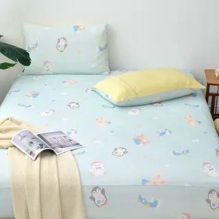 【Great Living 格蕾寢飾】La Belle 超COOL超涼感床包枕套組-多款任選(加大 180x186cm)