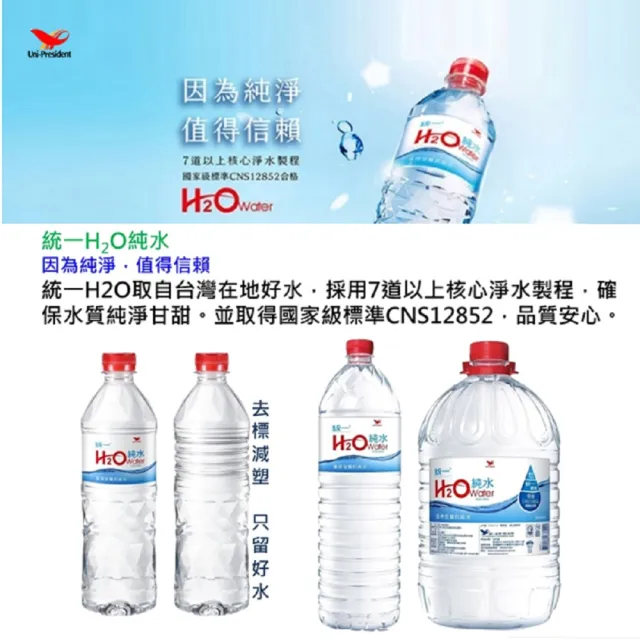 【H2O】Water純水1500mlx5箱(共60入;官方直營)