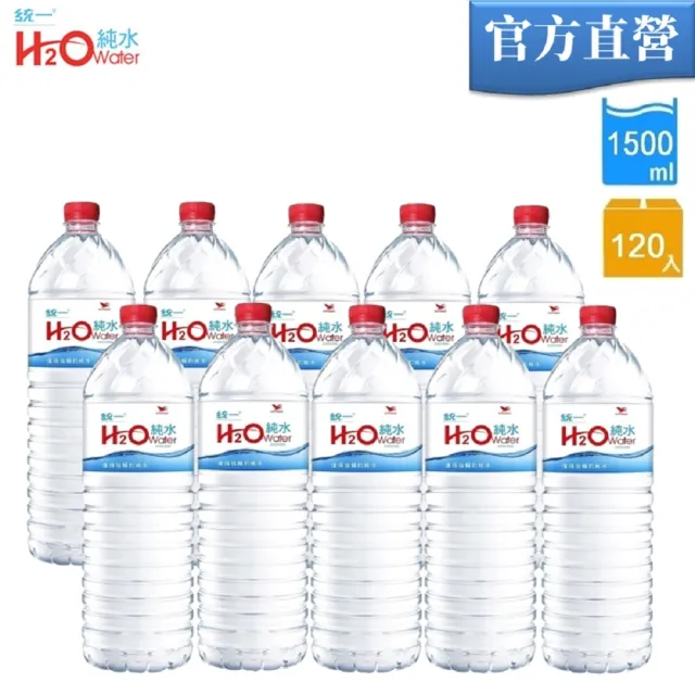 【H2O】Water純水1500mlx10箱(共120入;官方直營)