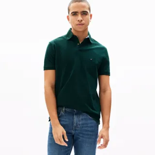 【Tommy Hilfiger】官方旗艦館 Stretch Regular Polo _綠色