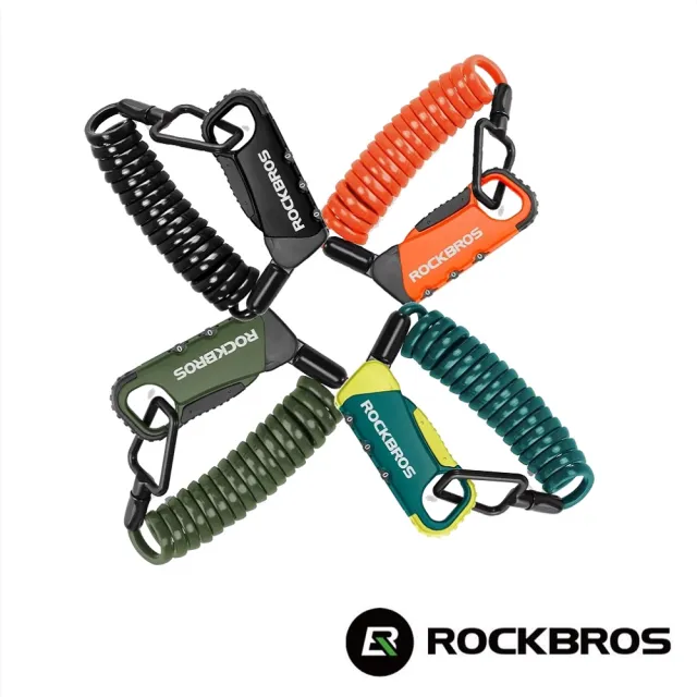 【ROCKBROS】洛克兄弟 輕巧質感密碼鎖 (車鎖/密碼鎖/防盜/上鎖/單車/自行車/32180002001)