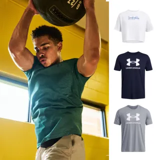 【UNDER ARMOUR】UA官方直營 男女款 LOGOT 運動短T(多款任選)