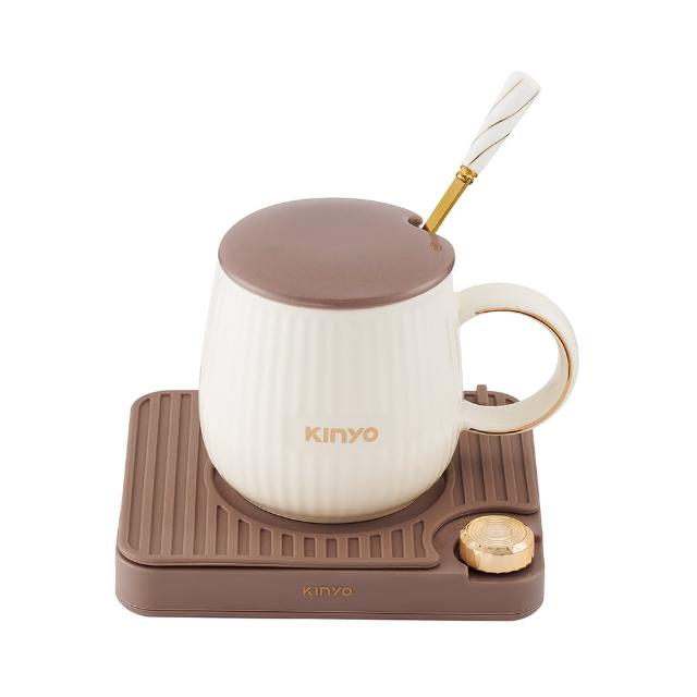【KINYO】智能恆溫暖杯墊組(三檔恆溫/保暖杯墊/電子保溫墊 CWS-78)