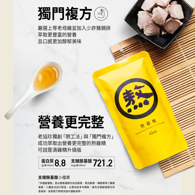 【老協珍】熬雞精禮盒 常溫/14入x2盒(42ml/入 徐若瑄代言 送禮 禮盒)