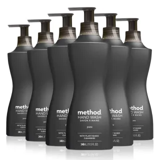 【method 美則】莫蘭迪去味洗手乳-和風柚340mlX6(廚房 去蒜味 除臭 去腥)
