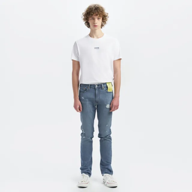 【LEVIS】511男款低腰合身直筒丹寧牛仔褲 / 彈性 /破壞加工 熱賣單品 04511-5944