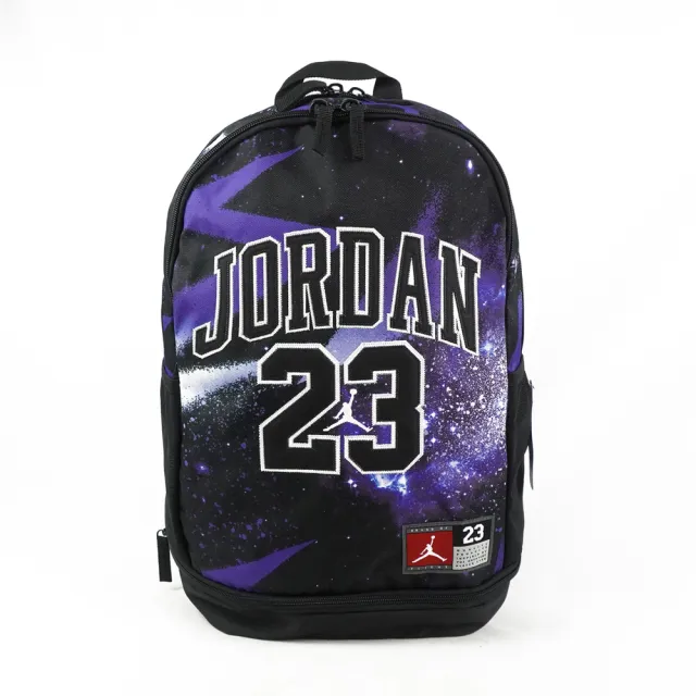 【NIKE 耐吉】Jordan Jersey 後背包 雙肩背 筆電包 防潑水 喬丹 黑藍(FQ0951-013)