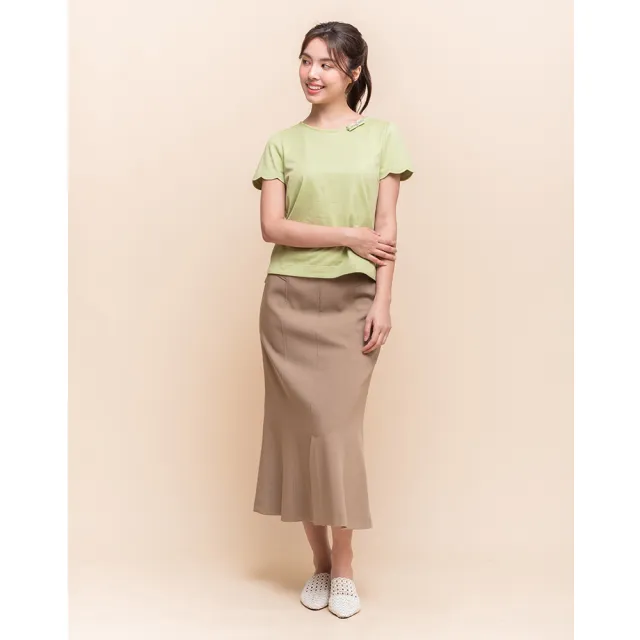 【perng yuh 芃諭名品】都會女子 開衩 魚尾 修身長裙(2025 SS Collection|4A春夏新品上市)