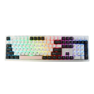【Ducky】Zero 6108 100% RGB 三模無線機械式鍵盤 中文 珊瑚(Cherry MX2A 茶軸/青軸/紅軸/銀軸)