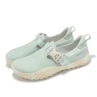 【MERRELL】休閒鞋 Wrapt Buckle Nubuck 女鞋 薄荷綠 扣環式(ML008332)