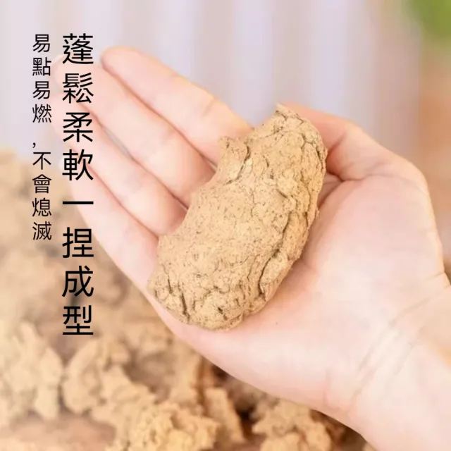 【YAOCHEN 瑤辰】2組 家用金純艾絨-200g/袋(隔姜灸艾絨艾灸柱 艾柱無煙艾灸條 無煙艾灸)