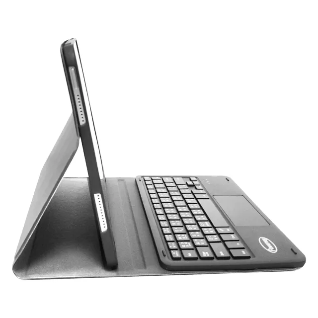 Powerway For 2025 iPad Air 13吋 -M3/2024 -M2平板專用樂控型藍牙鍵盤-皮套(送同色無線滑鼠)