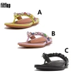 【FitFlop】寶石皮革/軟墊皮革夾腳涼鞋-女(13款)