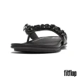 【FitFlop】寶石皮革/軟墊皮革夾腳涼鞋-女(13款)
