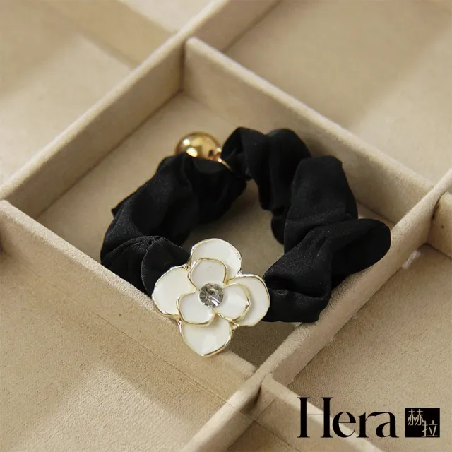 【HERA 赫拉】ll現貨ll韓版小香風山茶花珍珠大腸圈(現貨瘋搶中)