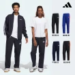 【adidas 愛迪達】美國棉萊卡上衣+四季薄長褲(短T 吸濕 透氣 彈性 棉T 休閒 運動 經典 三線 百搭)