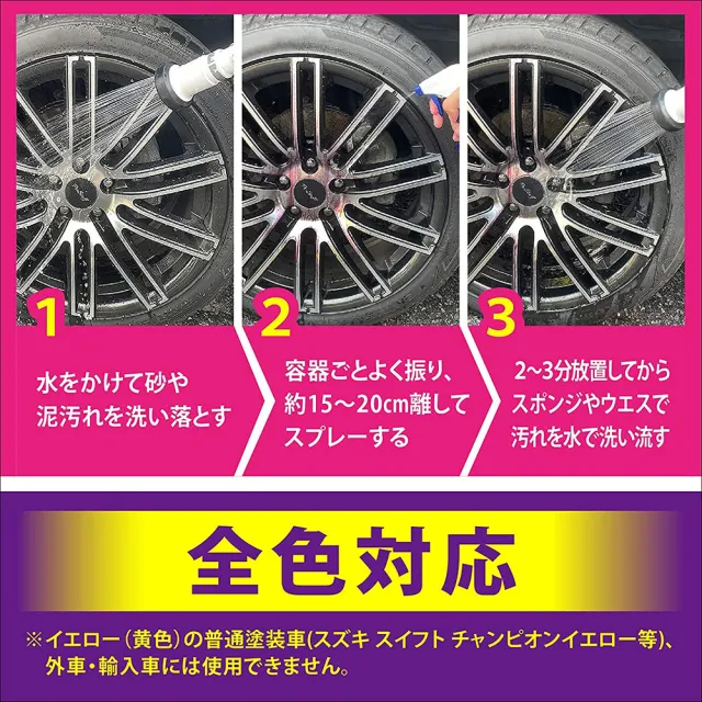 【ProStaff】B-14 車身鋼圈鐵粉去除劑400ml(全車色適用)