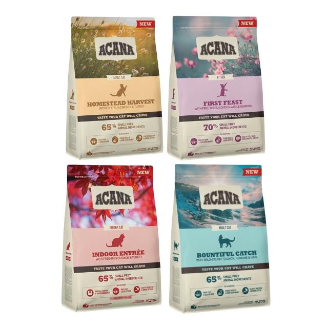 【ACANA】低GI配方貓糧 1.8kg（田園/室內/第一/豐盛）(貓糧、貓飼料、貓主食)