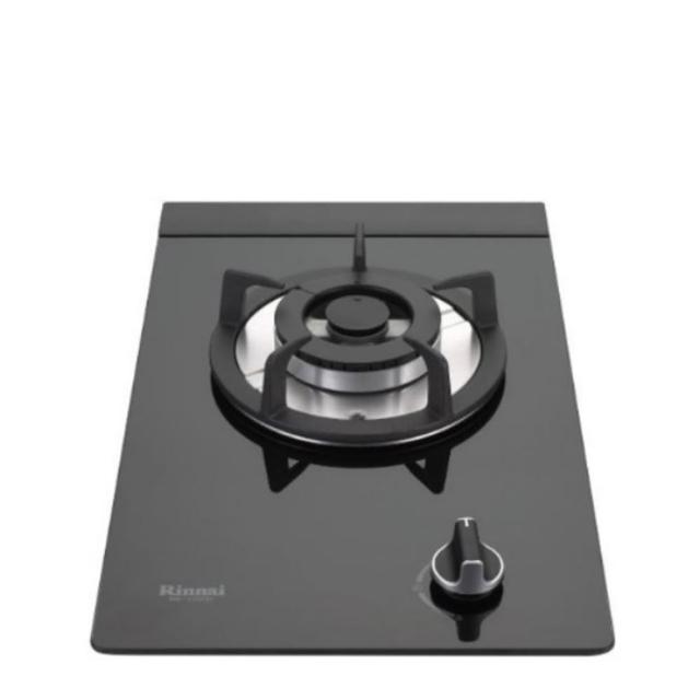 【林內】單口玻璃防漏檯面爐黑色鋼鐵爐架瓦斯爐NG1/LPG(RB-100GH-B基本安裝)