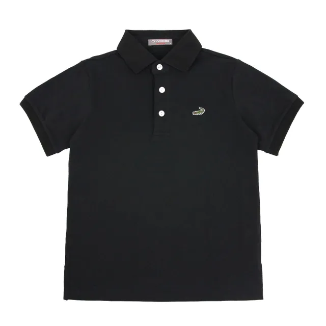 【Crocodile Junior 小鱷魚童裝】『小鱷魚童裝』素面刺繡LOGO POLO衫(產品編號 : U67103-09 大碼款)