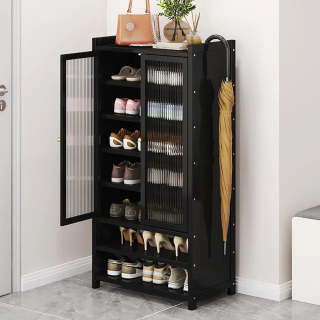 【匠俱】藤編落地鞋櫃(鞋櫃 藤編門口入戶鞋櫃 大容量多層超大玄關鞋櫃 門外走廊擺放)