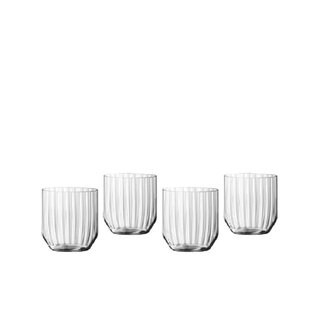【Spiegelau】德國 Spiegelau Linear 威士忌杯 4入/345ml (歐洲製  水晶杯 環保裸裝)