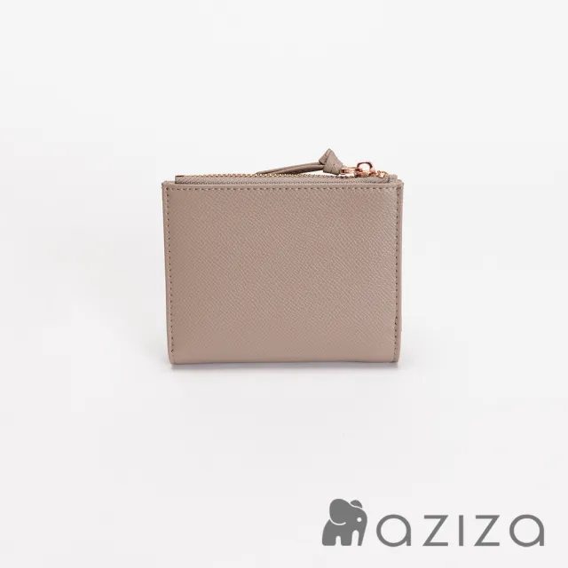【aziza】MUZI簡式短夾(午茶駝/絕版出清品)