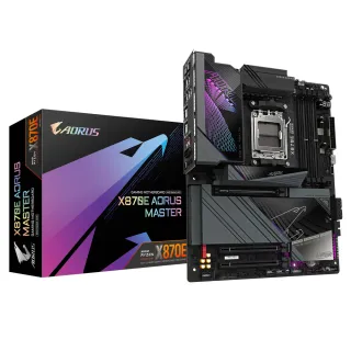 【GIGABYTE 技嘉】X870E AORUS MASTER DDR5 主機板+AMD R9 9950X3D 16核/32緒(M+C 組合包)