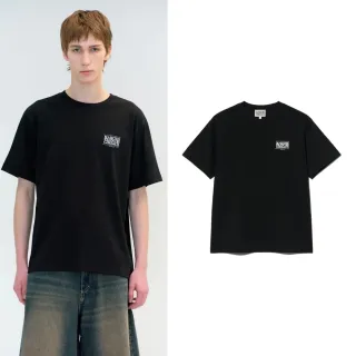 【MARITHE FRANCOIS GIRBAUD】官方旗艦 涼感 經典小LOGO短袖上衣 MFG 中性 T恤 Tee(黑色)