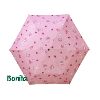 【Bonita 葆倪】草莓妹 極輕量手開傘/968-5554(20吋/143g/超級輕量手開傘)