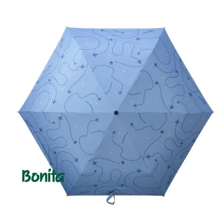 【Bonita 葆倪】環遊世界 防暴衝自動收開傘-968-5553(23吋大傘面/防暴衝自動收開傘)