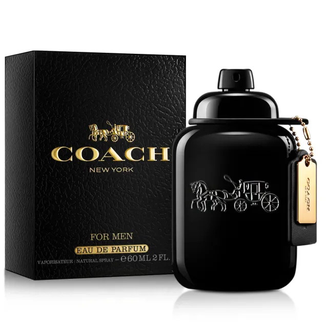 【COACH】時尚曜黑男性淡香精60ml(專櫃公司貨)
