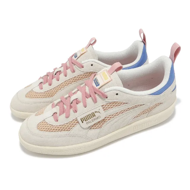 【PUMA】休閒鞋 Palermo Kidsuper 男鞋 女鞋 米 粉紅 聯名 復古 德訓鞋(397306-04)