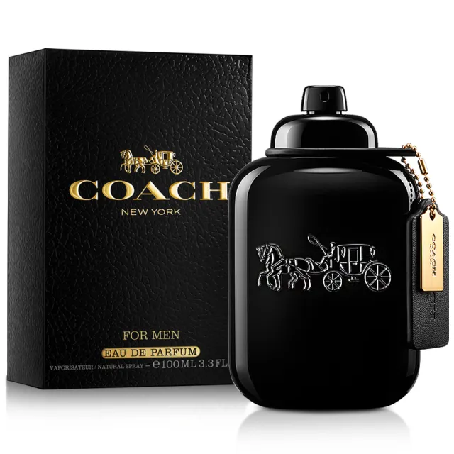 【COACH】時尚曜黑男性淡香精100ml(專櫃公司貨)