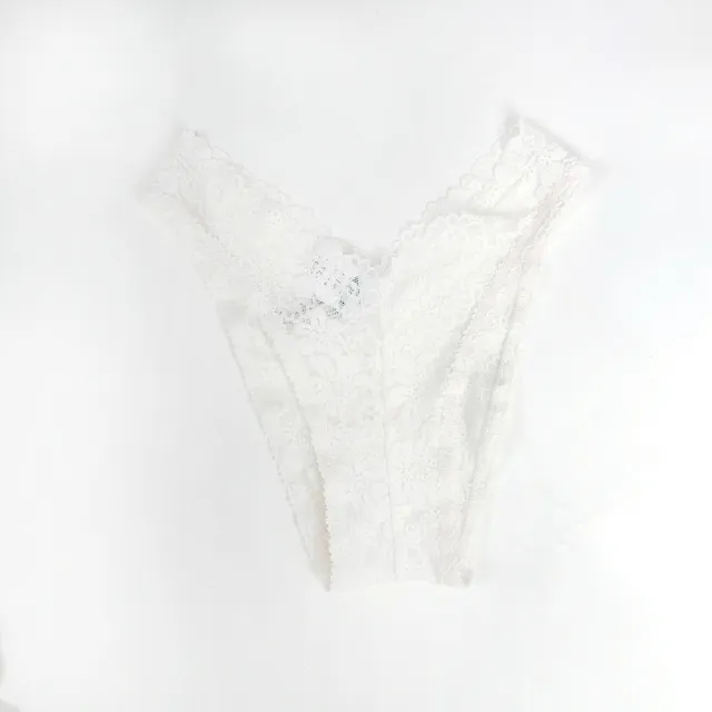 【Victoria Secret】維多利亞的秘密 VICTORIA SECRET V形內褲 情趣 性感 蕾絲透視 花朵蕾絲(1442)
