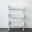 【dayneeds 日需百備】60x45x90cm 廚房置物推車 含圍籬+PP板+工業輪(推車/微波爐架/層架)