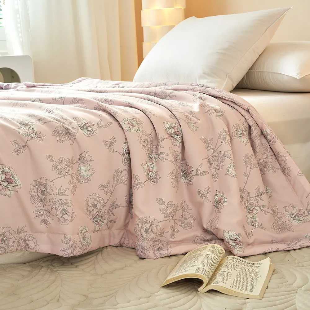 【Green 綠的寢飾】買1送1 石墨烯天絲涼被150X195公分(多色任選) 涼被/冷氣毯