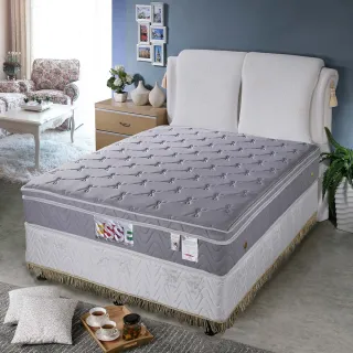 【ESSE 御璽】紓壓記憶三線加高獨立筒床墊(雙人)