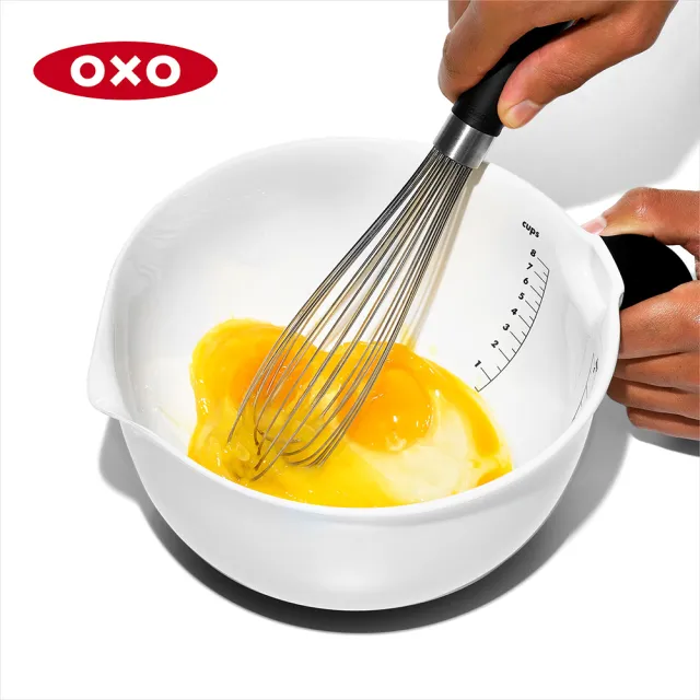 【美國OXO】好好握手持式攪拌盆-2L(打蛋盆 料理盆)